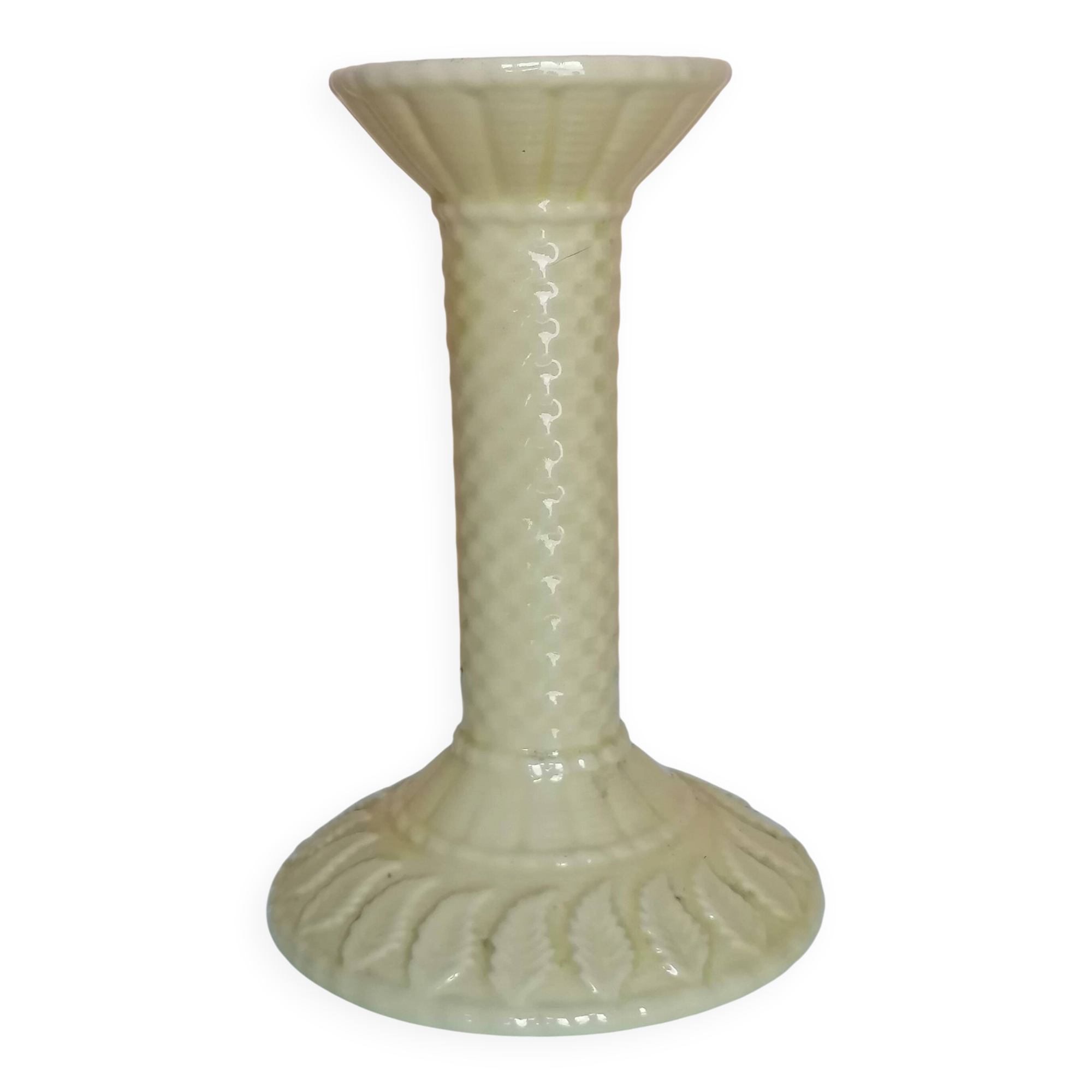 Ceramic candlestick Bordallo Pinheiro