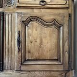 Oak sideboard with 3 doors stamped René Trotel
