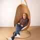 Danish armchair in woven rattan, with its metal stand, Nana Ditzel.