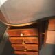 1940 desk in kidney shape with 8 drawers, 2 doors and footrest royere style