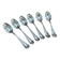 Set of 6 large silver-plated metal spoons, christofle spartours model