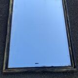 Grand Miroir Noir et doré 75 x 100