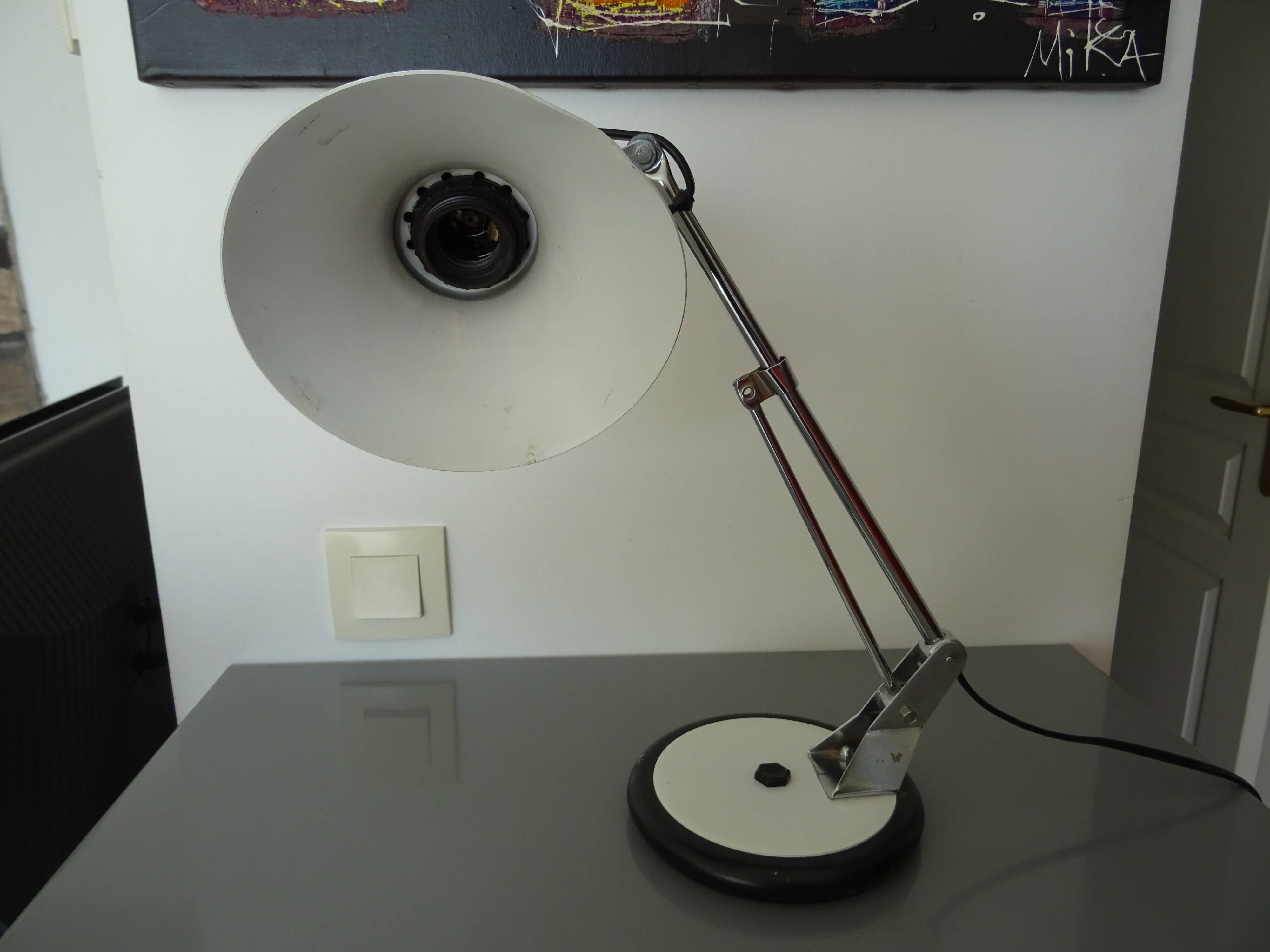 Lampe articulée Aluminor vintage an 60/70