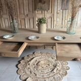 Very Large Antique Farmhouse Table – 3 Meters – Solid Oak