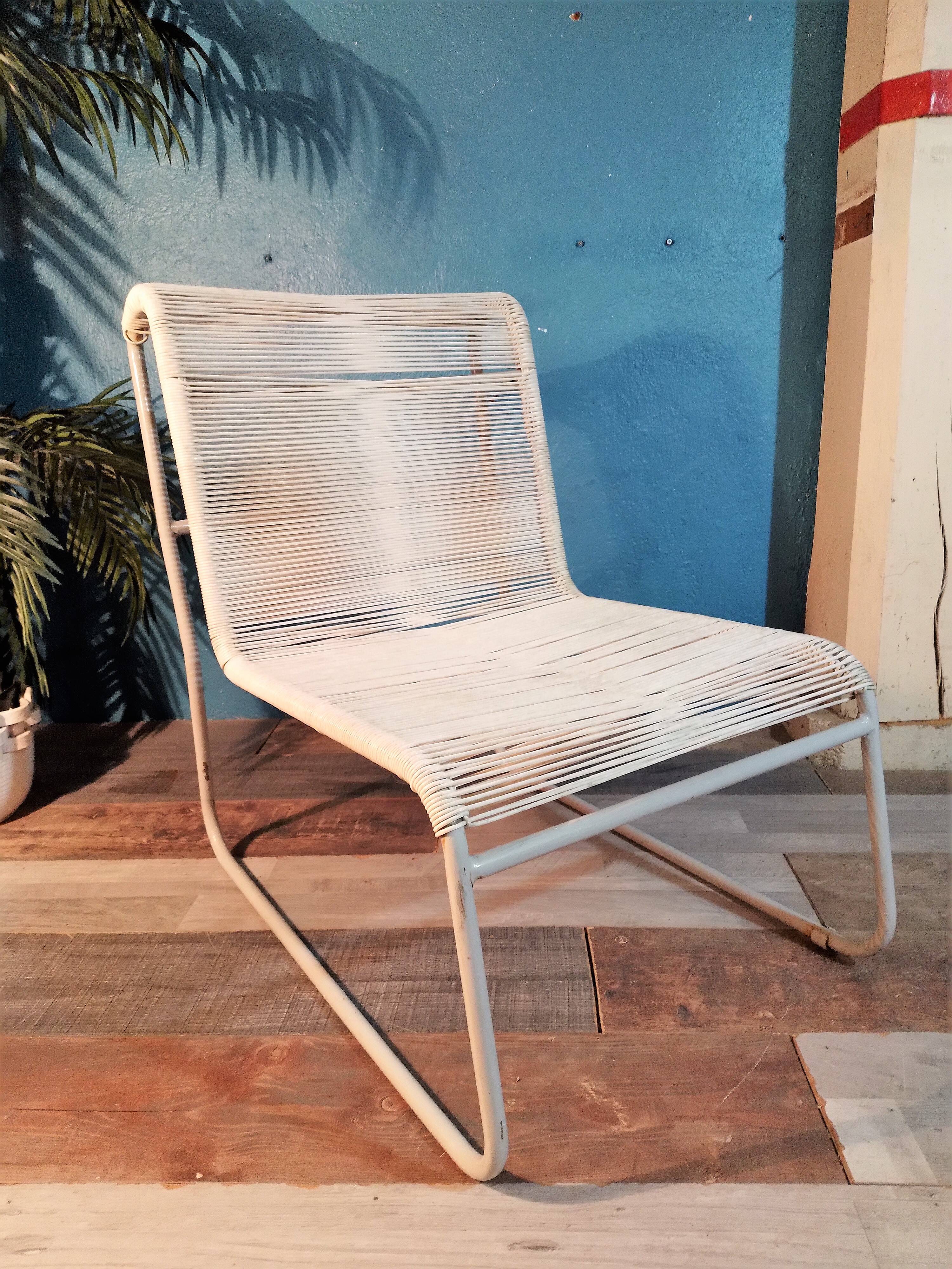 Armchairs scoubidou 1980s