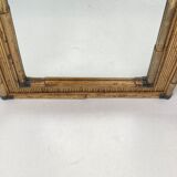 Miroir Palm Regency bambou rotin roseau