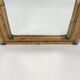 Midcentury palm regency bamboo rattan pencil reed mirror