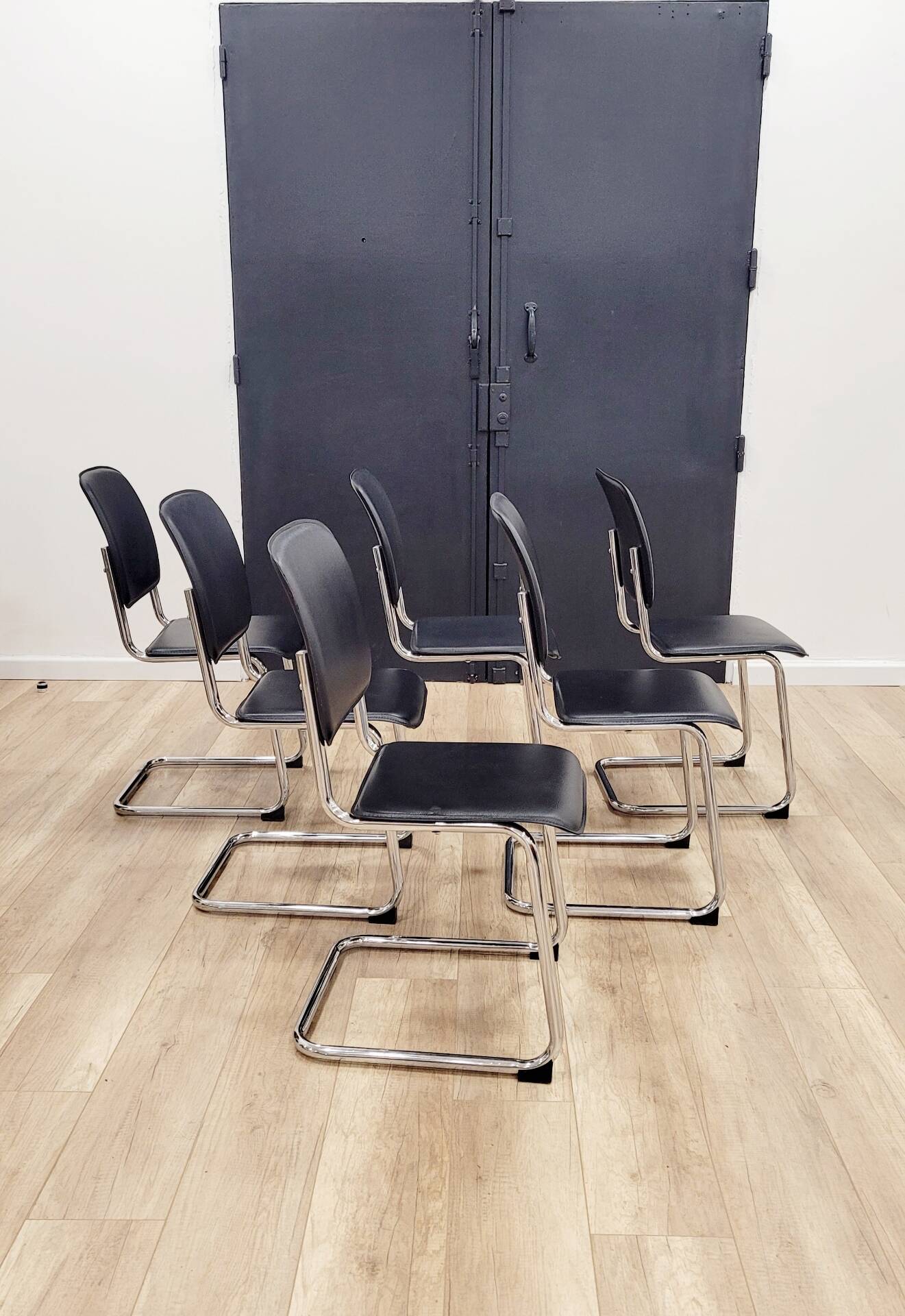 Six vintage chairs