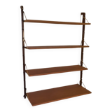 Teak wall shelves, Vintage Scandinavian 1960s
