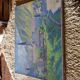 Tableau huile Sur toile (intitulé matin de septembre à Saint mamet de luchon)
