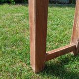 Small antique workbench in solid oak