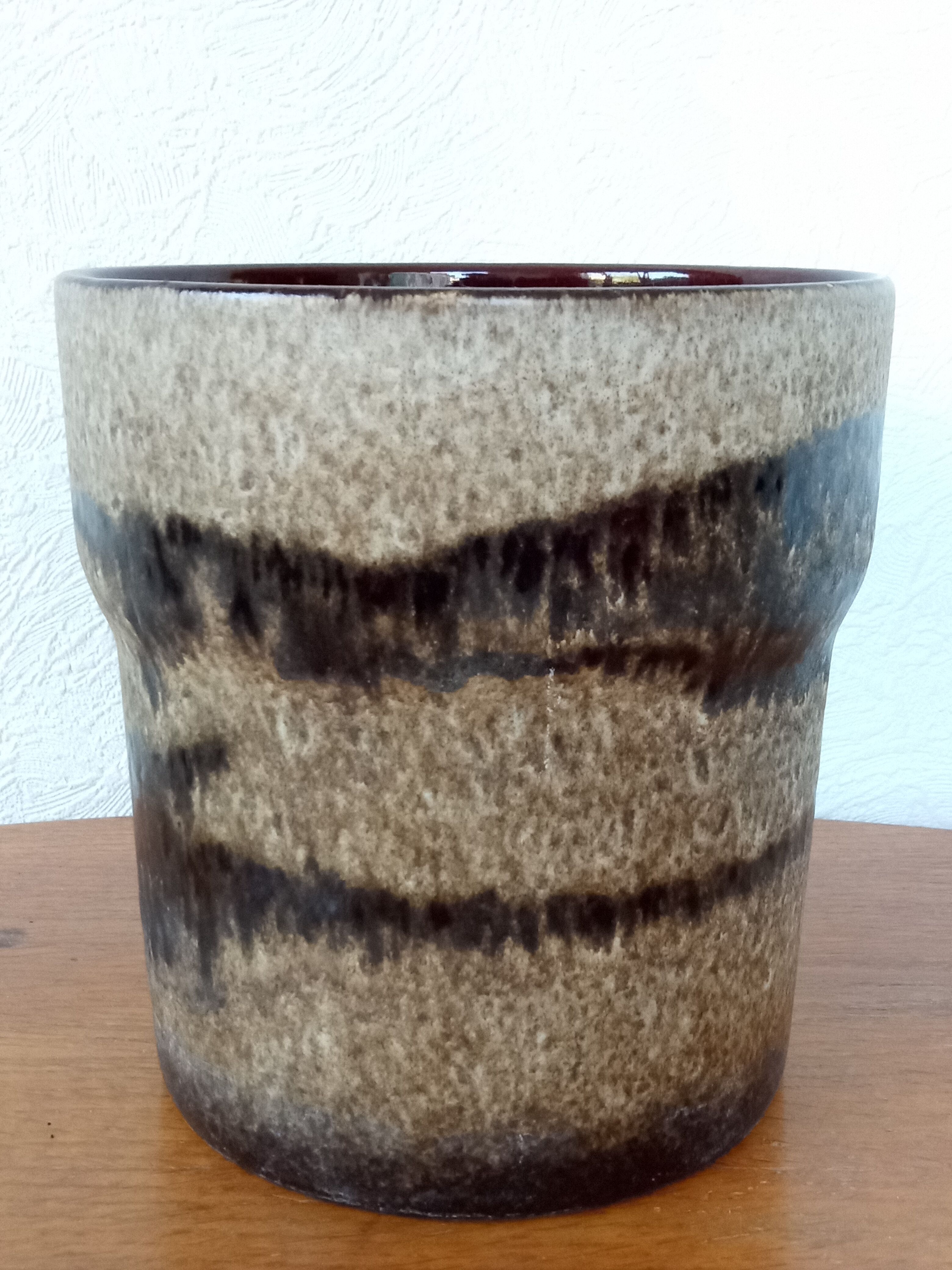 Ceramic pot cover West Germany