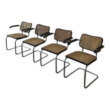 4 original Cesca chairs by Marcel Breuer