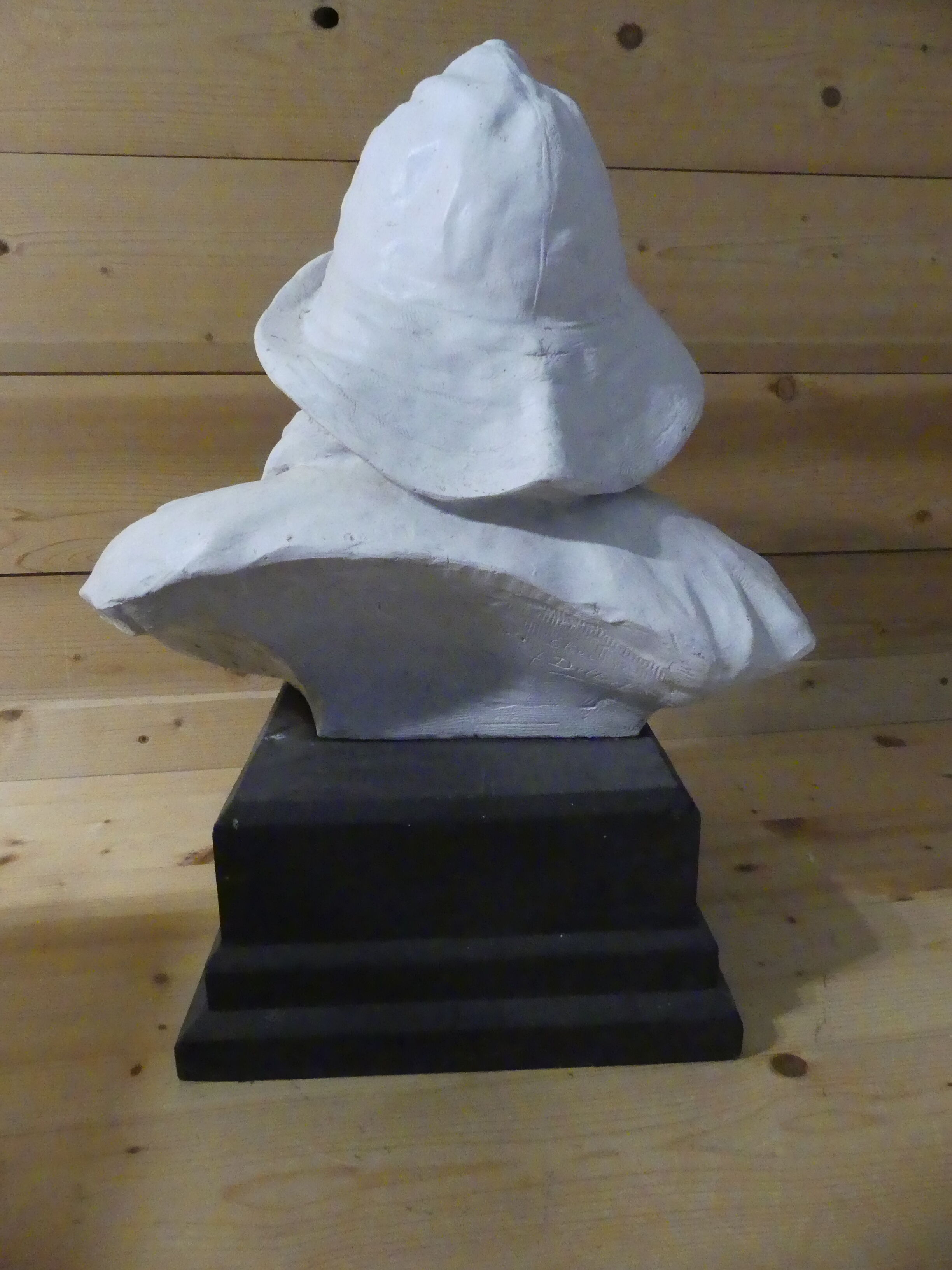 Carved bust Fisherman