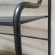 Desk shelves metal black vintage 80s