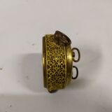 beautiful little golden mechanical alarm clock - vintage - TALGO - works