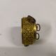 beautiful little golden mechanical alarm clock - vintage - TALGO - works