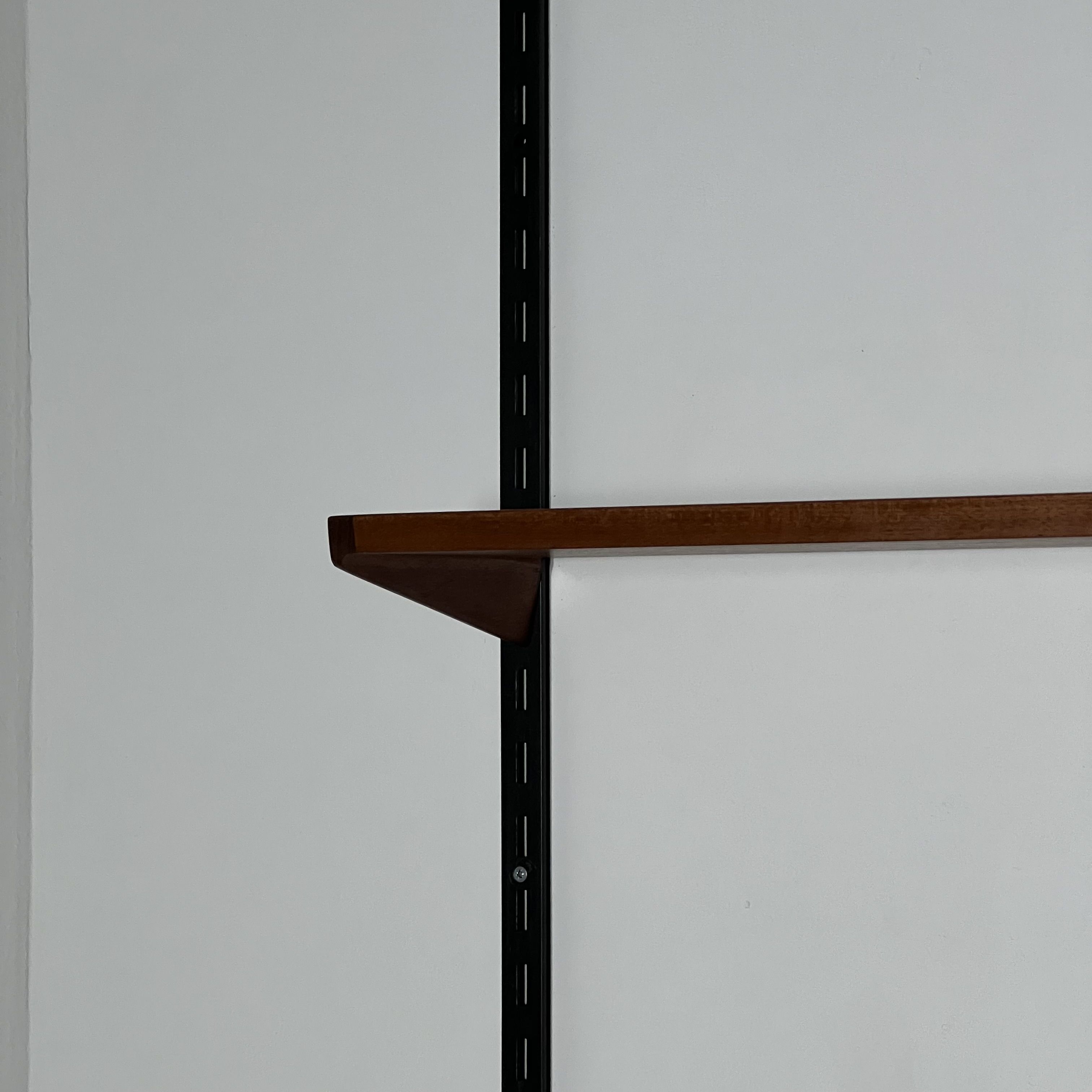 Set of 3 teak shelves by Kai Kristiansen for Feldballes Møbler 60s