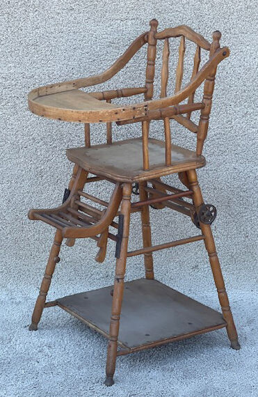 Antique baby chair