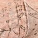 7x10 Dusty Pink Vintage Persian Rug, 199x303 Cm