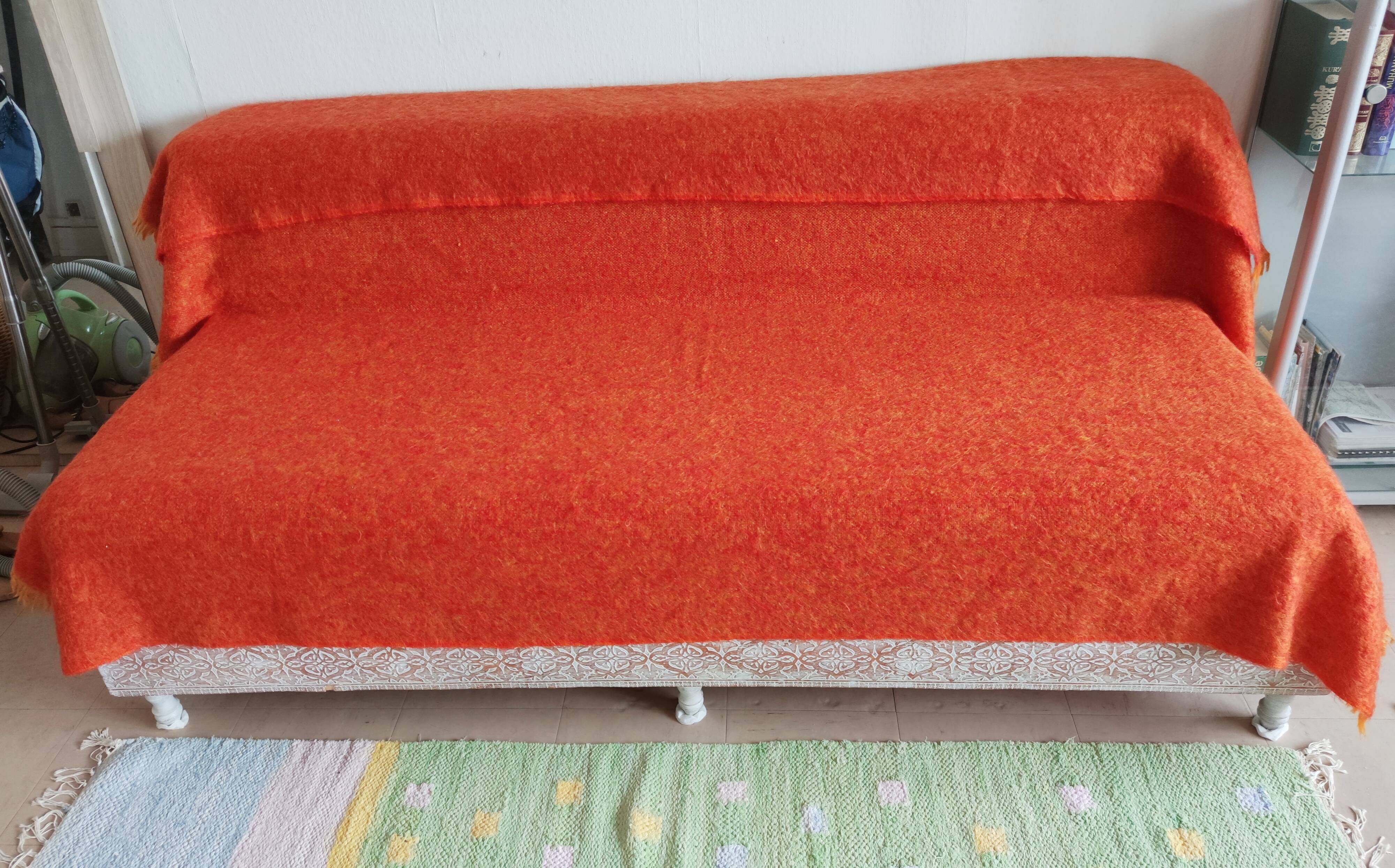 Large mohair plead 260 x 205 cm