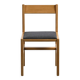 Chaise en Acajou Blond par André Sornay, circa 1960