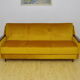 Mid-century velvet sofa daybed, 1960s