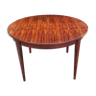 Extendable rosewood round table 1960