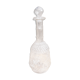 Glass floral carafe