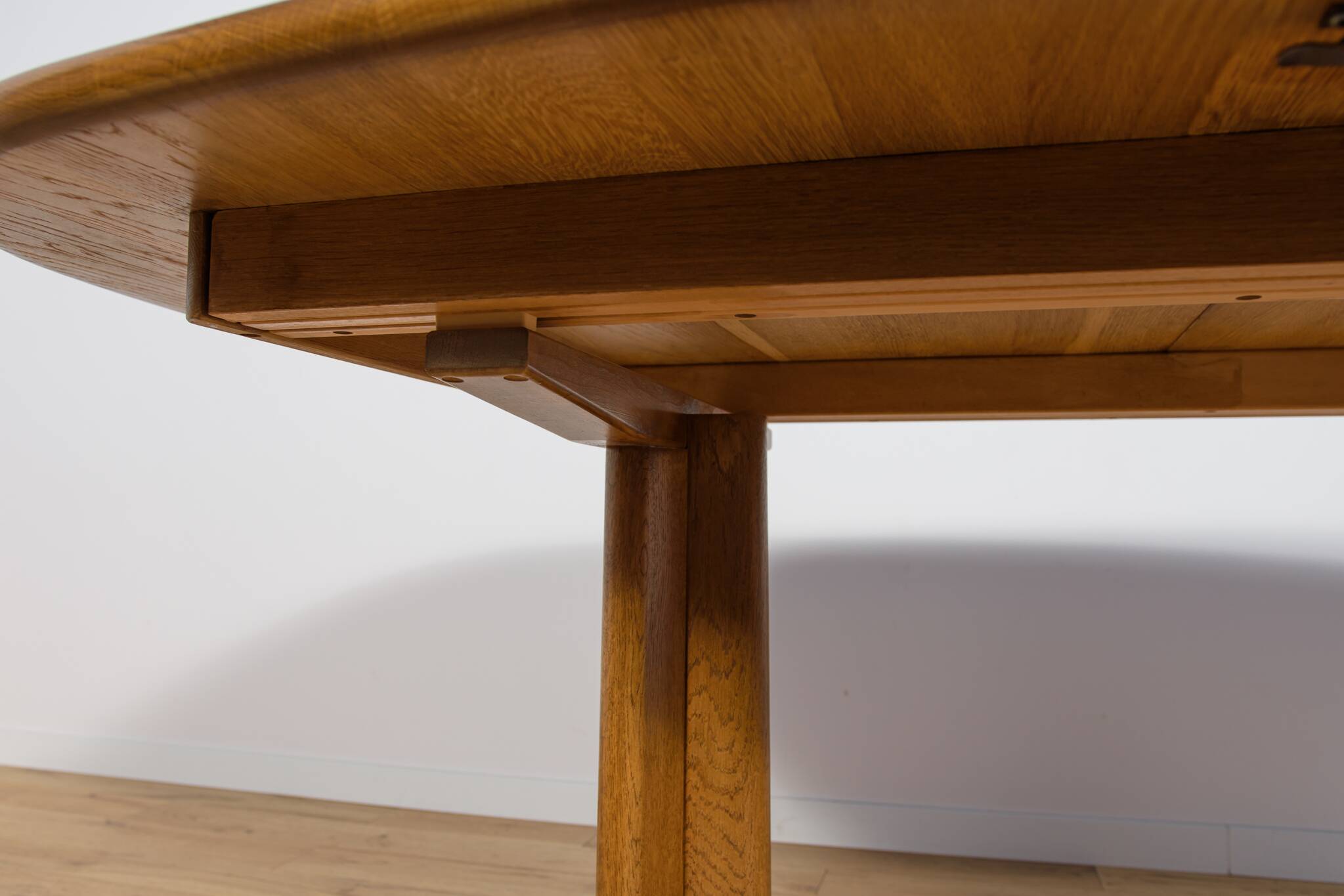 Mid-Century Oak Extendable Table by N. O. Møller for Gudme Furniture Factor