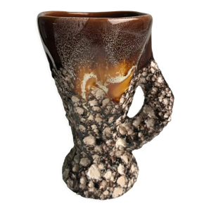 vase en céramique fat - lava
