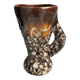 Ceramic vase Fat Lava 70s