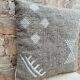 Moroccan kilim cushion cover handmade: Berber wool cushion