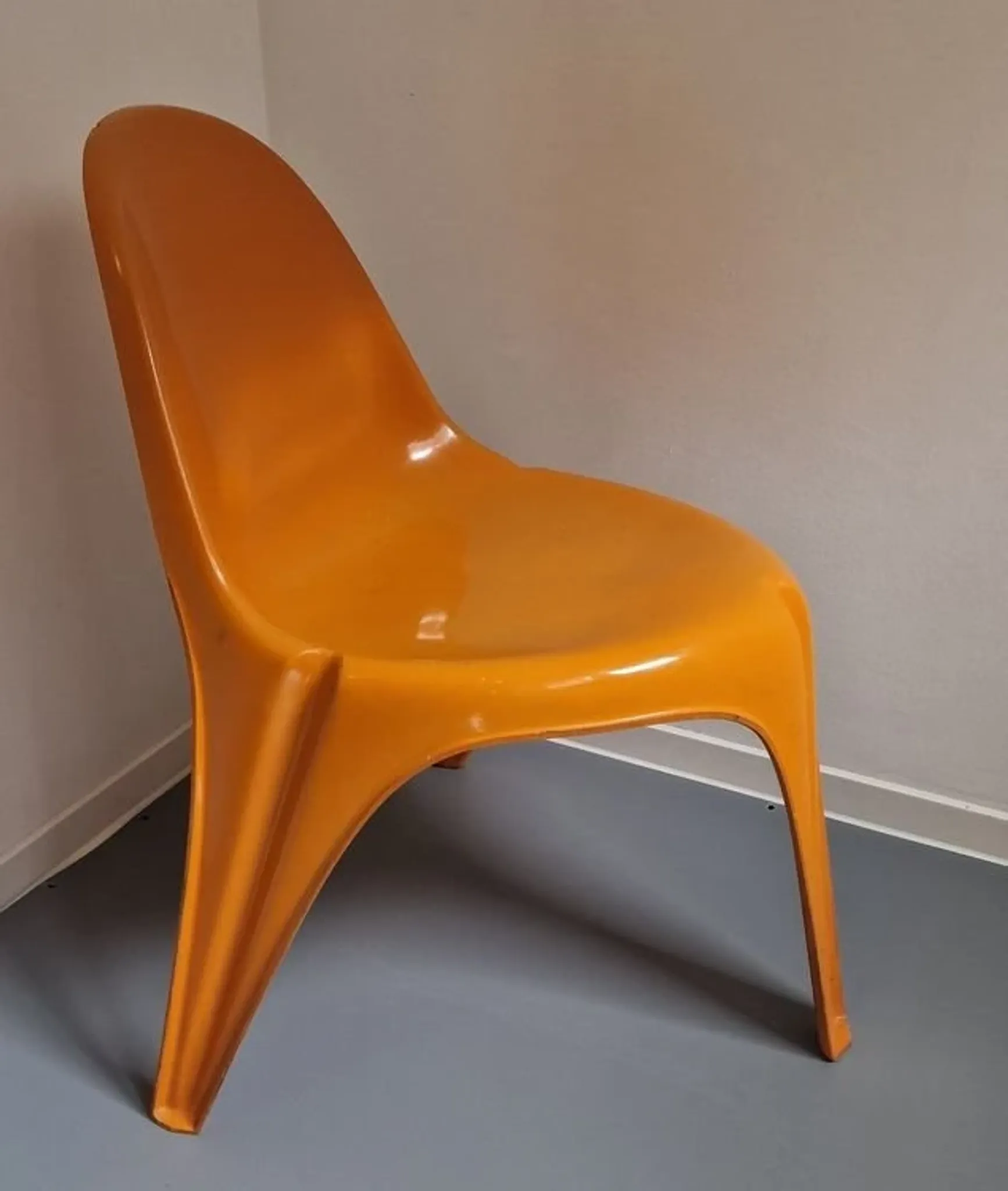 Bofinger BA1171 Chair Pair by Helmut Bätzner stackable in fibre of