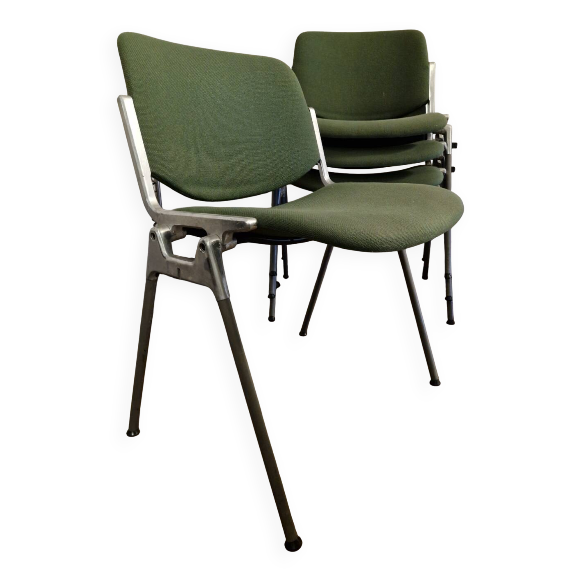Set de 3 Chaises DSC 106 Giancarlo Piretti / Anonima Castelli, 1965,70