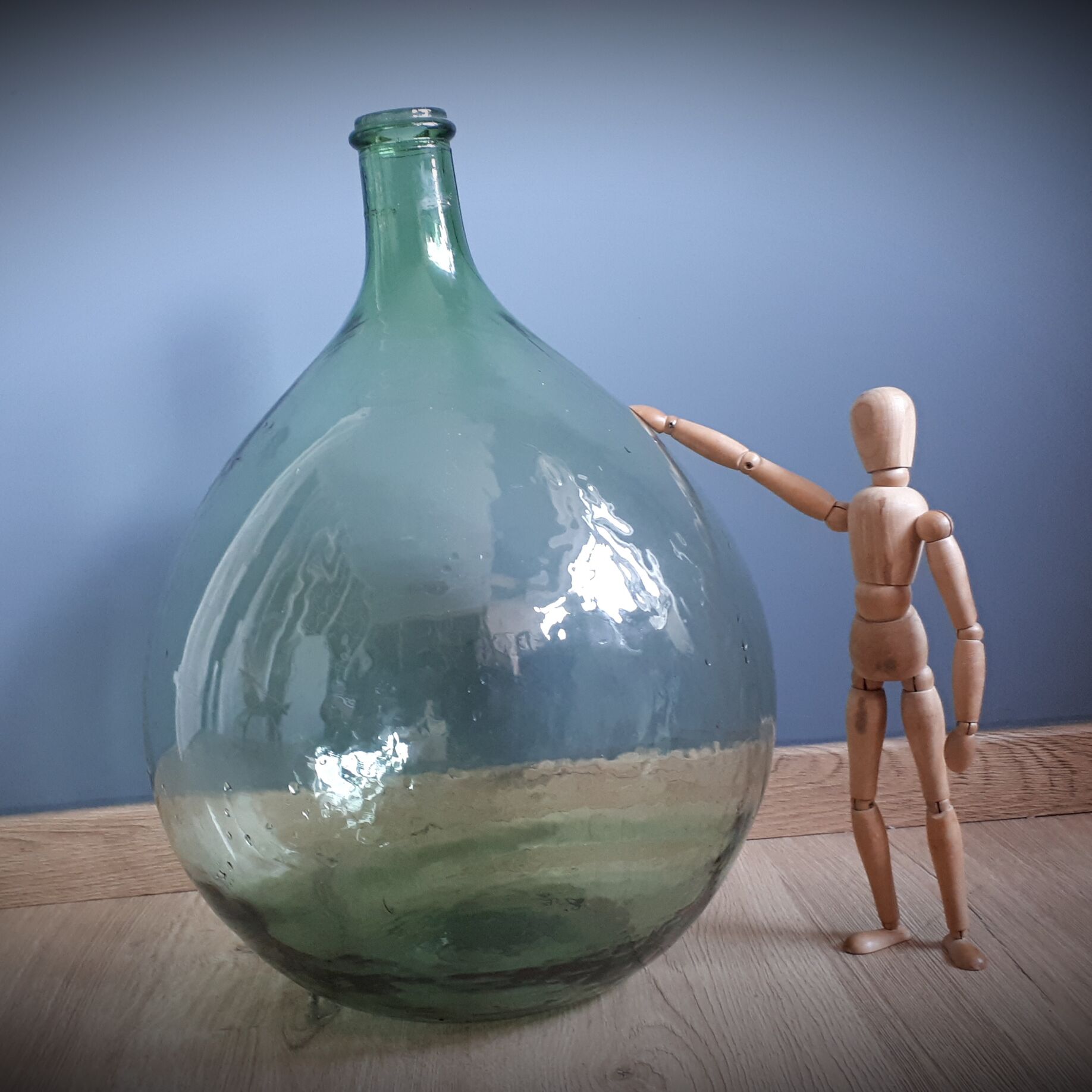 Demijohn 20 L light green round