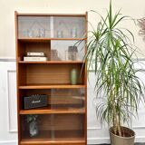 Vintage glass bookcase