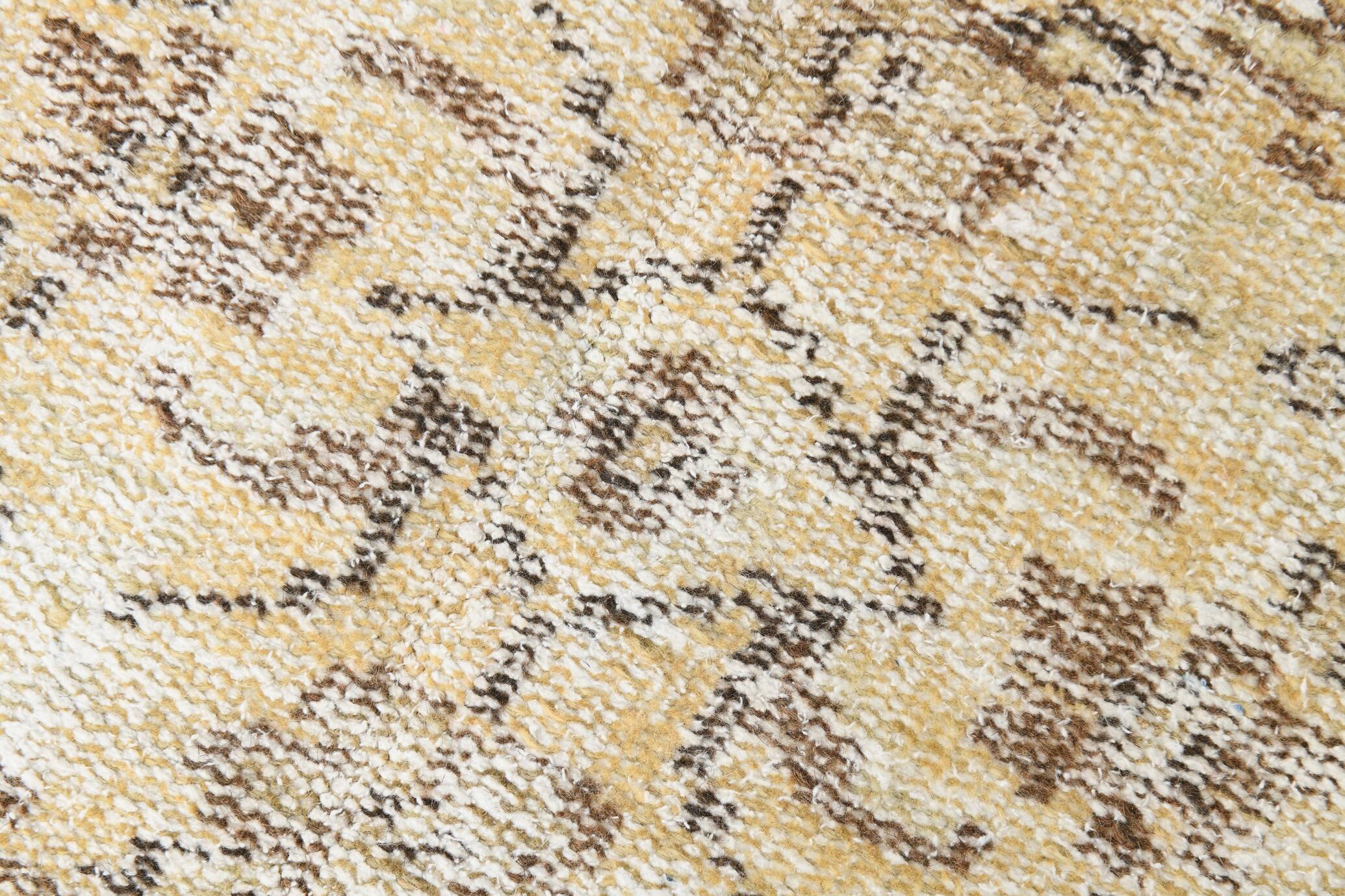 5x8 Pale Yellow Handmade Wool Soft Turkish Rug, 159x238Cm SK 5244