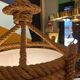 Lampadaire en corde