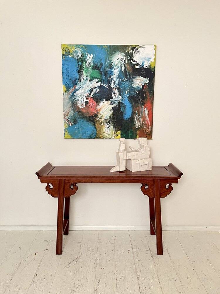 Chinese Console Table in Mahogany, 1940