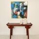Table, console chinoise en acajou, 1940