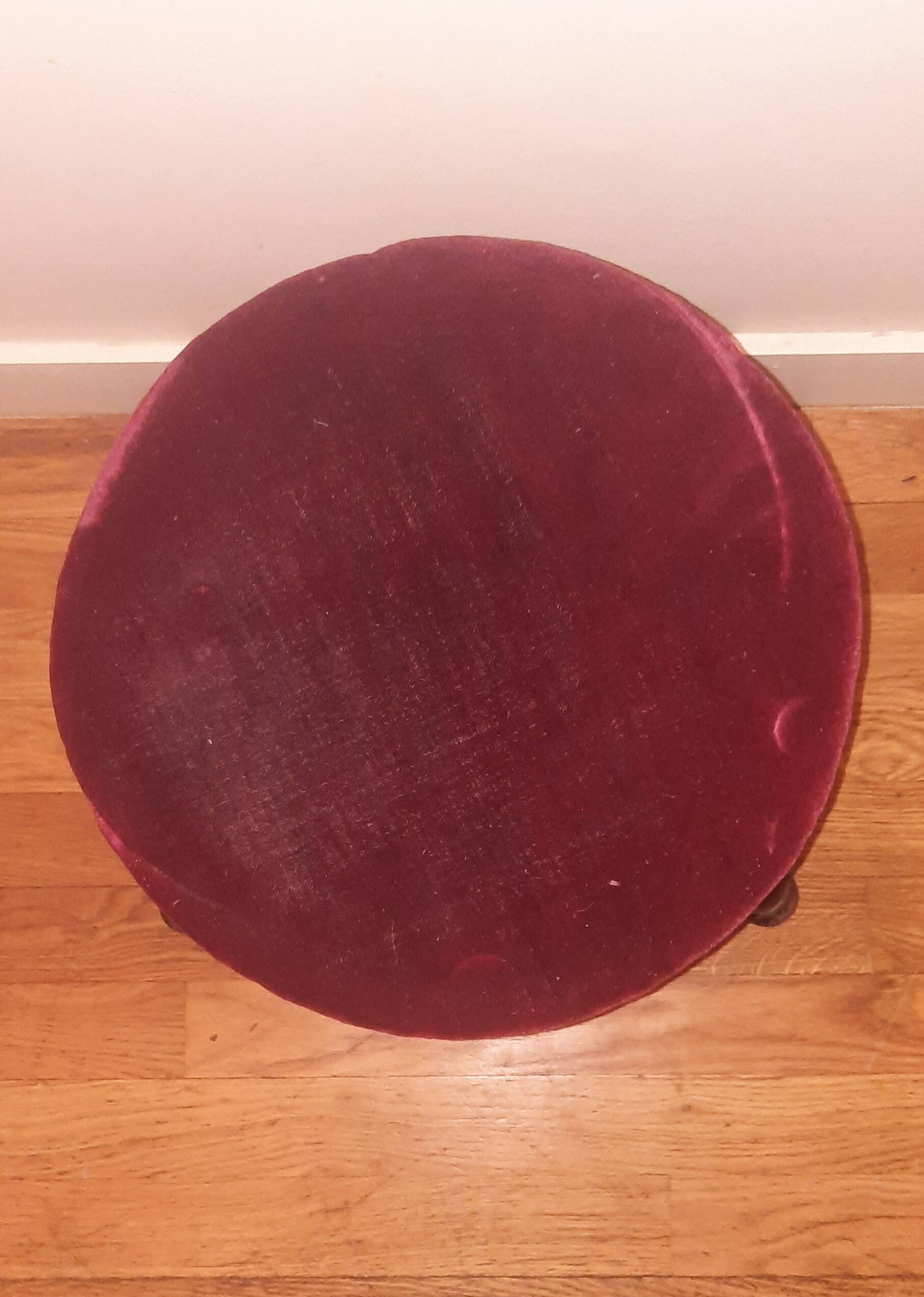 Tabouret de piano  bois tourné Napoléon 3