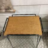Wrought iron side table