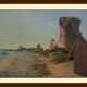 Louis CAREMBAT, Côte de Granville, Jersey, August 1898. Oil on panel.