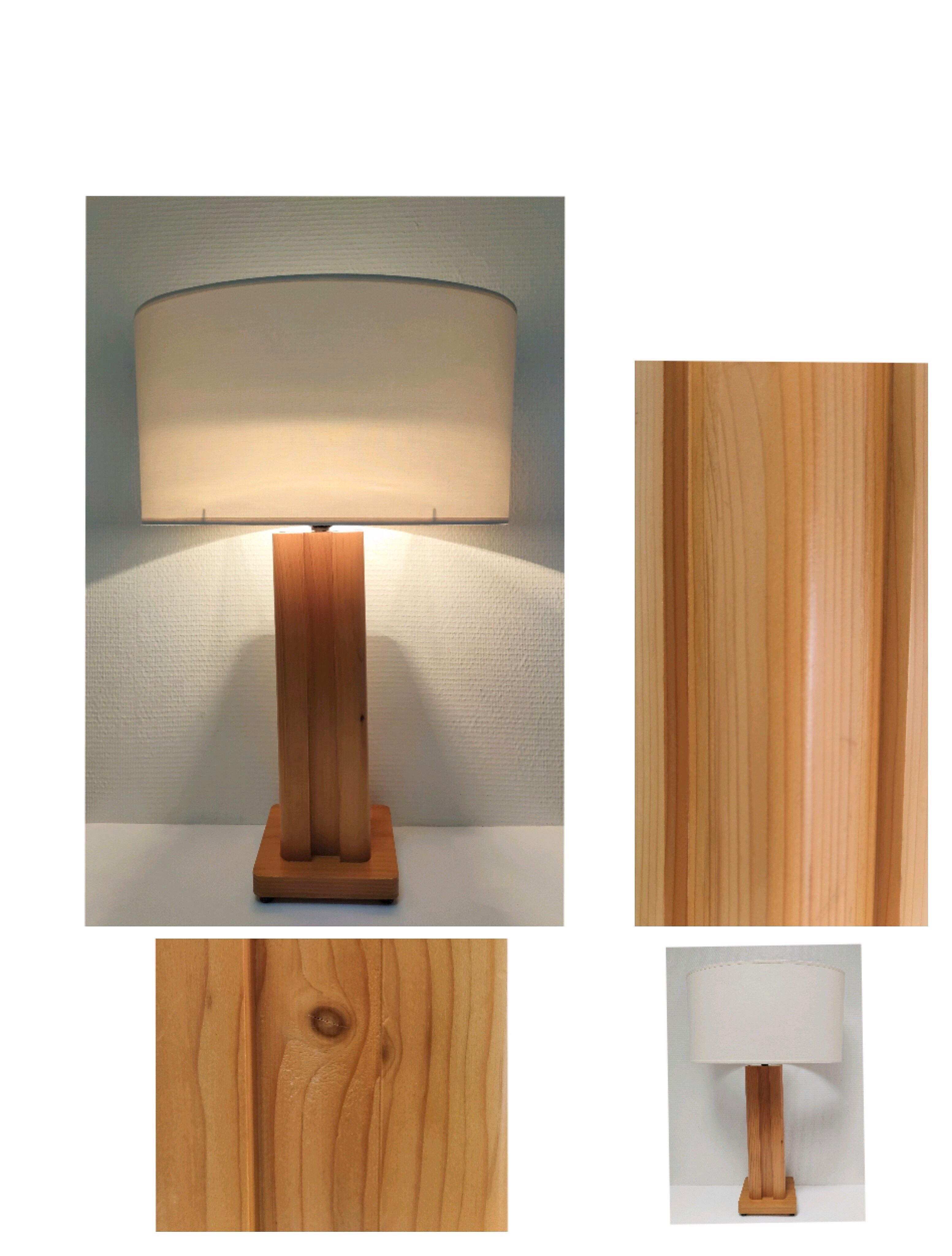 Lamp foot XL pin design 90s H. 44 cm