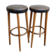 Paire de tabourets de bar.