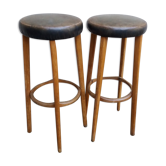 Paire de tabourets de bar.