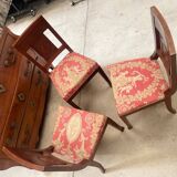 Lot of three antique chairs in perfect condition