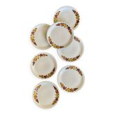 Set of 7 vintage dessert plates