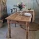 Old and beautiful farmhouse table